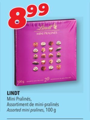Familiprix Lindt assorted mini pralines offer
