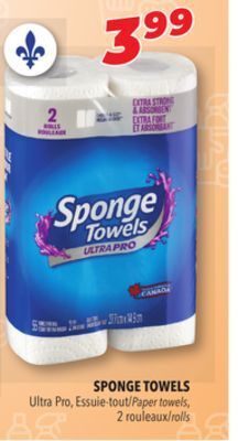 Familiprix Sponge towels ultra pro, paper towels offer