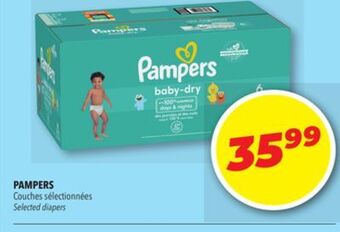 Familiprix Pampers selected diapers offer