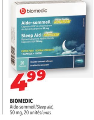 Familiprix Biomedic sleep aid offer