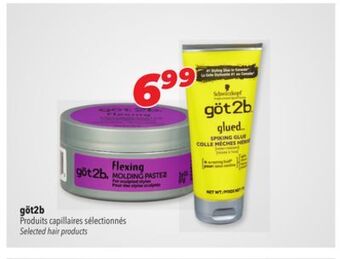 Familiprix Göt2b selected hair products offer