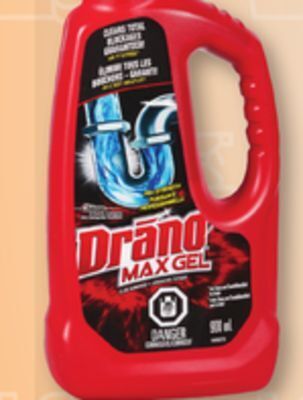 Familiprix Drano max gel clog remover offer