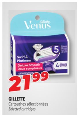 Familiprix Gillette selected cartridges offer