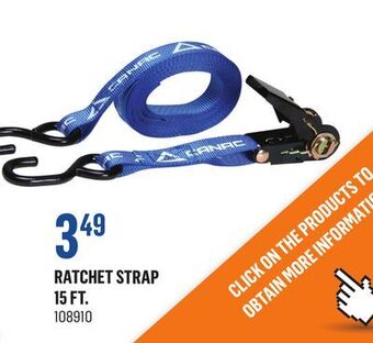 Canac Ratchet strap 15 ft offer