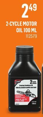 Canac 2-cycle motor oil 100 ml offer