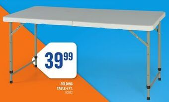 Canac Folding table 4 ft offer
