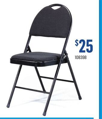 Canac Cushioned folding chairs offer