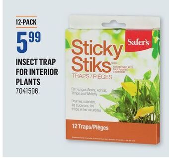 Canac Insect trap for interior plants offer