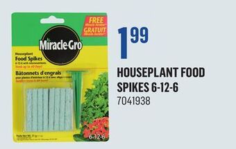 Canac Houseplant food spikes 6-12-6 offer