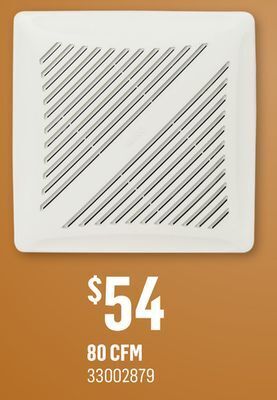Canac Bathroom fans 80 cfm offer
