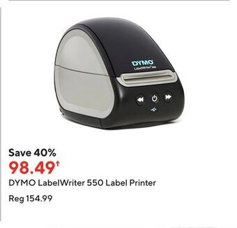 Staples Dymo labelwriter 550 label printer offer