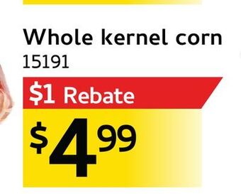 Mayrand Whole kernel corn offer