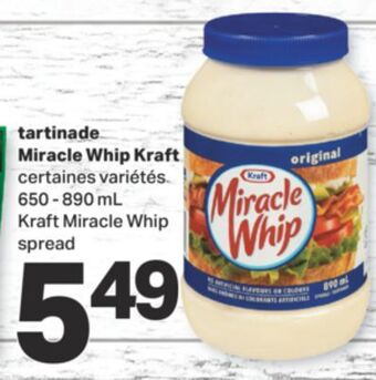 L'Intermarché Tartinade miracle whip, 650 - 890 ml offer