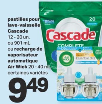 L'Intermarché Pastilles pour lave-vaisselle, 12 - 20 un. ou 901 ml ou recharge de vaporisateur automatique air wick 20 - 40 ml offer