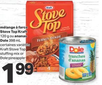 L'Intermarché Mélange à farce stove top kraft 120 g ou ananas dole 398 ml offer