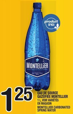 Marche Ami Eau de source gazéifiée montellier | montellier carbonated spring water offer