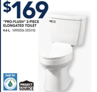 RONA Project source pro-flush 2-piece elongated toilet offer