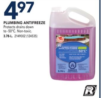 RONA Recochem plumbing antifreeze 3.78 l offer