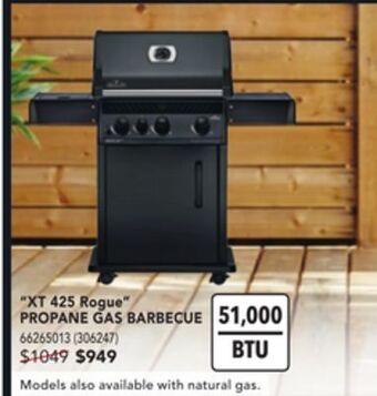 RONA Napoleon xt 425 rogue propane gas barbecue offer