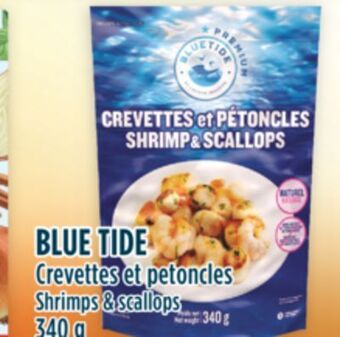 Marché Adonis Blue tide crevettes et petoncles offer