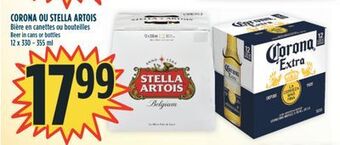 Marché Adonis Corona ou stella artois bière en canettes ou bouteilles offer