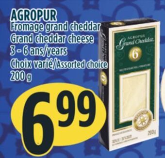 Marché Adonis Agropur fromage grand cheddar offer