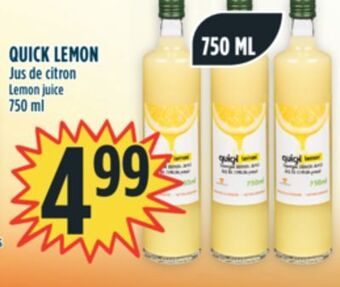 Marché Adonis Quick lemon jus de citron offer