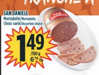 Marché Adonis San daniele mortadelle offer