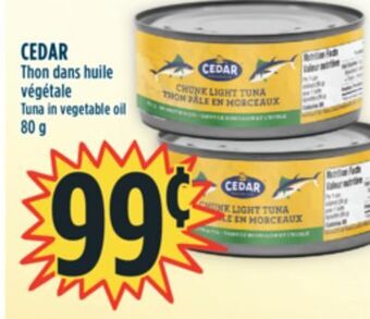 Marché Adonis Cedar thon dans huile végétale offer