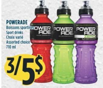 Marché Adonis Powerade boissons sportives offer