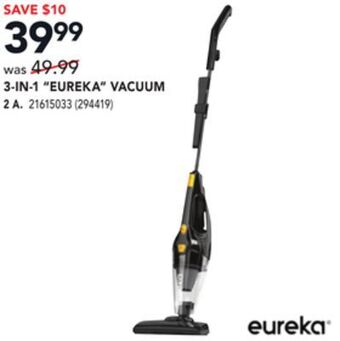 Réno Dépôt 3-in-1 eureka vacuum offer