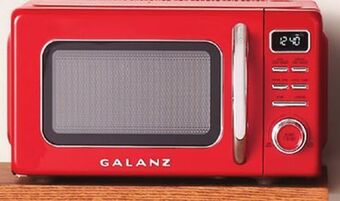 Walmart Galanz 0.7 cu ft. retro microwave offer