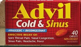 Walmart Advil cold & sinus offer