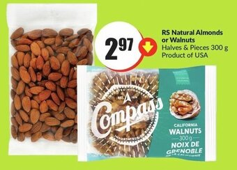 FreshCo RS Natural Almonds or Walnuts Halves & Pieces 300g offer