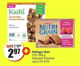 FreshCo Kellogg's Bars 125-384g offer