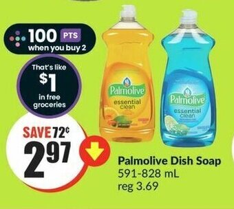 FreshCo Palmolive Dish Soap 591-828 mL offer
