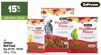 Ren’s Pets Depot All zupreem bird food offer
