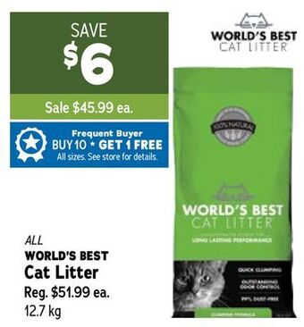 Ren’s Pets Depot All world's best cat litter offer