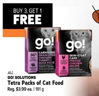 Ren’s Pets Depot All go! solutions tetra packs of cat food offer