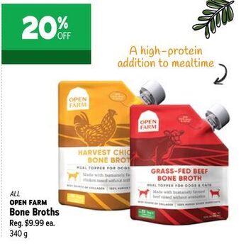 Ren’s Pets Depot All open farm bone broths offer