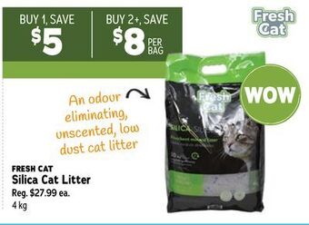 Ren’s Pets Depot Fresh cat silica cat litter offer