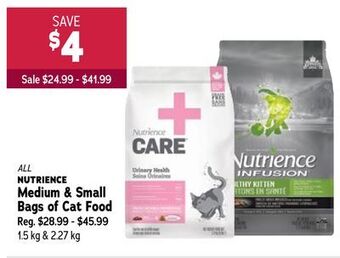 Ren’s Pets Depot All nutrience medium & small bags of cat food offer