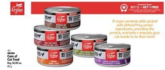 Ren’s Pets Depot All orijen cans of cat food offer