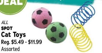 Ren’s Pets Depot All spot cat toys offer