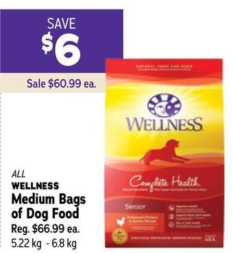 Ren’s Pets Depot All wellness medium bags of dog food offer