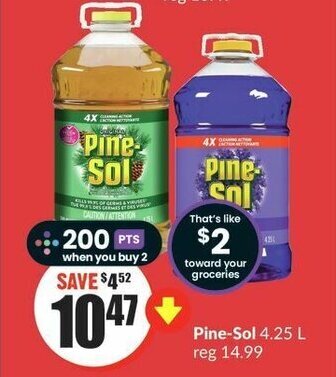 FreshCo Pine-Sol 4.25L offer