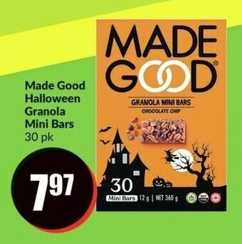 FreshCo Made Good Halloween Granola Mini Bars 30 pk offer
