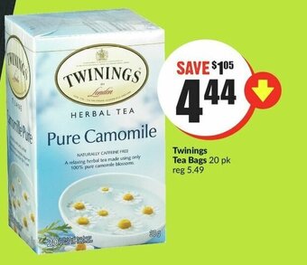 FreshCo Twinings Tea Bags 20 pk offer