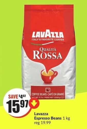FreshCo Lavazza Espresso Beans 1 kg offer