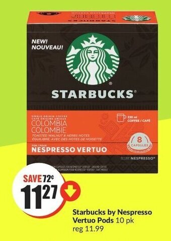 FreshCo Starbucks by Nespresso Vertuo Pods 10 pk offer